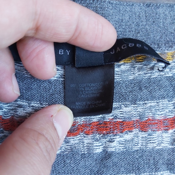 MARC JACOBS silk cashmere cotton blend cardigan - Picture 3 of 4